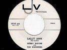 RARE ROCKABILLY-BOBBY WAYNE W/ THE WARRIORS-LJV  101-SALLY ANN/WAR PAINT