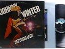 JOHNNY WINTER Captured Live  LP Original US Pressing BLUE SKY