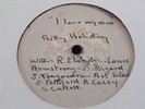 BILLIE HOLIDAY I love my man / Travelling Light 12