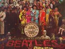 LP The Beatles Sgt. Peppers Lonely Hearts Club Band MISPRESS + CUT-OUT CARD