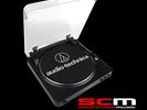 AUDIO-TECHNICA LP60 USB BLACK FULLY AUTOMATIC TURNTABLE P+H INCLUDED