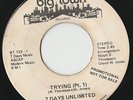 RARE ORIG NORTHERN SOUL MODERN XOVER 45 - 7 DAYS UNLIMITED - TRYING - BIG TOWN