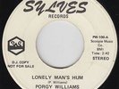 Crossover Soul 45 - Porgy Williams - Lonely Man's Hum - Sylves - mp3 - promo