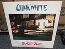 CHINA WHITE - DANGERZONE LP KBD ORIGINAL PRESS BLACK FLAG