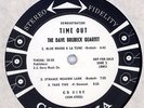 Jazz LP-Dave Brubeck-Time Out-Stereo-6 Eye White Label Promo-Audiophile Jazz LP
