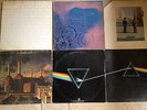 6 PINK FLOYD LPs: Meddle, Dark Side Moon, Wish You Here, Animals, Wall VINTAGE