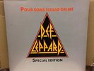 DEF LEPPARD Pour Some Sugar On Me 1987 UK 2-track triangular PICTURE DISC