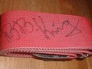 B.B. KING 2001 HAND SIGNED guitar strap Lloyd's Blues Music Festival bb