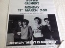 smiths meat is murder lp promotional poster ipswich gaumont 11/3/85 Morrissey