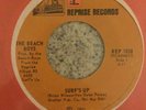 BEACH BOYS Surf's Up / Don't Go Near The Water  Reprise 1058 Canada Rare 45 VG