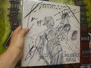 Metallica FULLY SIGNED AND JUSTICE FOR ALL LP... KIRK, JAMES, LARS and JASON