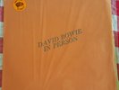 DAVID BOWIE IN PERSON ORIGINAL TMOQ LP LIVE AT SANTA MONICA CIVIC NEAR MINT RARE