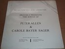 PETER ALLEN & CAROLE BAYER SAGER - New York Times Music Corporation SEALED