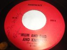 MIDWAY 45 UP THE REBELS US KBD PUNK  1981 AVENGERS