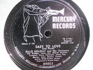 BILLIE HOLIDAY Easy To Love/You Turned The Tables On Me MERCURY 89003 78RPM E?