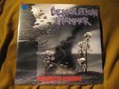 DEMOLITION HAMMER epidemic of violence BLUE VINYL LP (#200) exodus forbidden