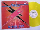 RAVEN - Wiped Out LP 1982 Orig. UK - NEAT 1004 - Yellow Vinyl