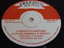 CLIFTON CAMPBELL & TRINITY - A NEW CIVILISATION FREEDOM SOUND KILLER ROOTS 12