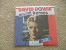 DAVID BOWIE - HEROES (FRENCH) - RARE LTD BLUE VINYL 7