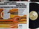 1970 Gold Wergo Ligeti Requiem Lontano & Continuum for Harpsichord NM