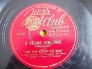 78 RPM FRANCE JAZZ CLUB FRANÇAIS MYSTERY HOT BLUE SKIES / IF DREAMS COME TRUE