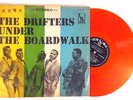 THE DRIFTERS UNDER THE BOARDWALK TAIWAN IMPORT ORANGE COLOR VINYL LP VG++/VG+