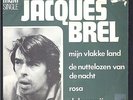 JACQUES BREL Rare 45T EP BARCLAY 192.401  PRESSAGE HOLLANDE / EN FLAMAND