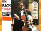 Bach Cello Suites 1-6 Heinrich Schiff 2xLP Box Set EMI EX 157 27 0077 3 EX/VG
