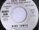 RaRe NINO TEMPO Boys Town b/w same 45 EX OSS WL PROMO on DADDY SAM