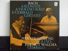 Philips 2lp stereo box set Bach violin sonatas Henryk Szeryng Helmut Walcha