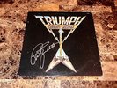 Rik Emmett RARE Signed Triumph Allied Forces Vinyl LP Record Classic Rock Guitar