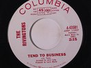 RIVINGTONS: Tend To Business / A Rose Growing In The Ruins 45 (dj) rare Soul