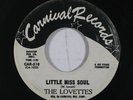 Northern Soul 45 LOVETTES Little Miss Soul/Lonely Girl on Carnival wlp