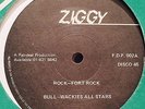 BULL WACKIES ALL STARS 'ROCK FORT ROCK' RARE 1980 UK ZIGGY DUB ROOTS 12