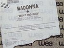Madonna – Keep It Together – Spain Promo 7” Vinyl Single