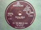 THE BEATLES All You Need Is Love NO LIVE WORLD TV Ref.UK SOLID R 5620 1-2 Matrix
