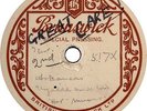 78 RPM BRUNSWICK UK TEST PRESSING FRED ELIZALDE ARKANSAS UNISSUED TAKE? 1928 ?