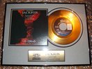 Michael Janet Jackson SCREAM 24k GOLD single award -  childhood promo