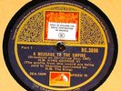 KING GEORGE VI 1947 CHRISTMAS DAY MESSAGE TO EMPIRE HMV 78RPM RC3698