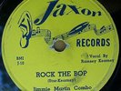 78 RPM record Jimmie Martin Combo Jaxon # 501 rock the bop b/w red bobby socks