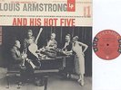 Louis Armstrong and His Hot Five - Volumes 1, 2, 3, & 4 - Jazz 4 LP -6eye label
