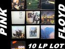 Pink Floyd, Gilmour & Waters 10 LP Lot, Wish You Were Here, Animals, Meddle KAOS