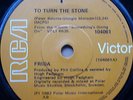 Abba / Frida New Zealand 45 To Turn To Stone Original Orange RCA Label. RARE