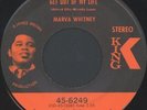 MARVA WHITNEY: Get Out Of My Life / Things Got To Get Better 45 Hear  Funk