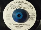 RARE 45 - DAVY DMX ONE FOR THE TREBLE Promo TUFF CITY Rap Hip Hop 45 Listen