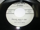 The Blue Boys PLEASE DON'T CRY 45 7