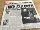 Jethro Tull - Thick As A Brick - Newspaper Sleeve 1st press LP A3U / B2U