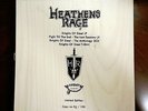 HEATHENS RAGE Knights of Steel D LP/CD box ltd 100 wooden Tantrum ATTACKER Hades