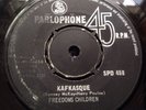 FREEDOM'S CHILDREN - Kafkasque / Little Games 7/45 RARE SOUTH AFRICA  Psyc Rock