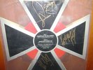 Slayer Criminally Insane red vinyl cross chains necklace signed UK, metal 45, 7